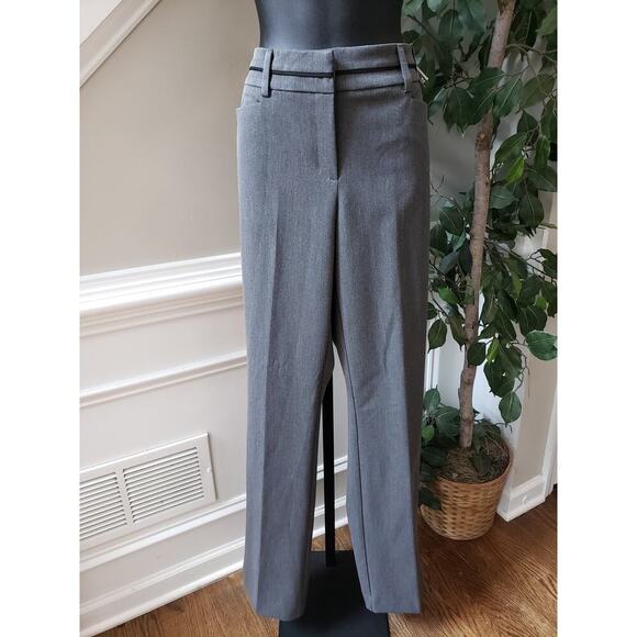 7th Avenue 2 Piece Suit Womens Size 12 Gray Super Stretch Polyester Straight Leg - Picture 2 of 16